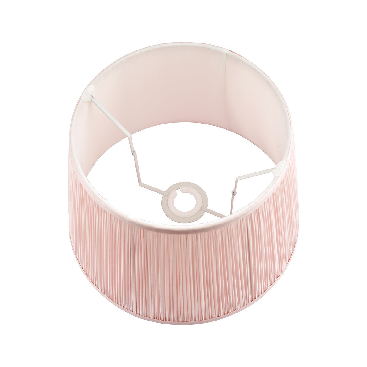 Laura Ashley Hemsley Pleated Silk Empire Drum Shade Pink 30cm/12 inch