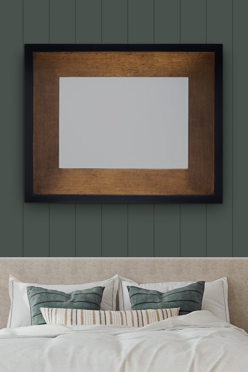 Rectangular Mirror Mottled Bronze