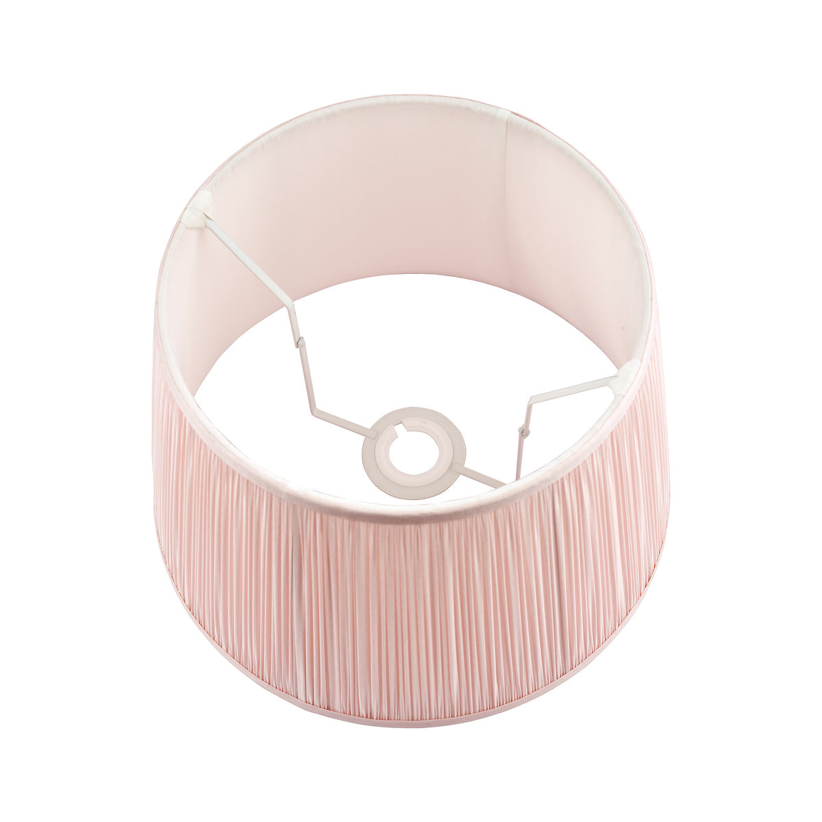 Laura Ashley Hemsley Pleated Silk Empire Drum Shade Pink 20cm/8 inch