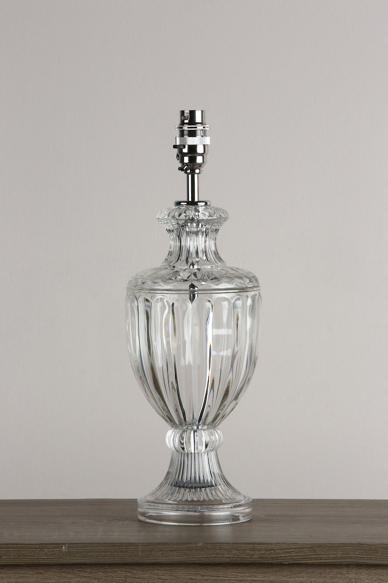 Laura Ashley Meredith Small Table Lamp Cut Glass Crystal Base Only