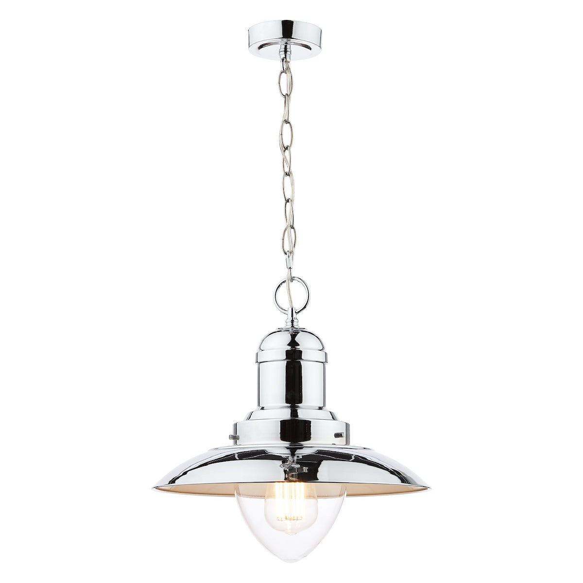 Laura Ashley Corbridge Pendant Polished Chrome