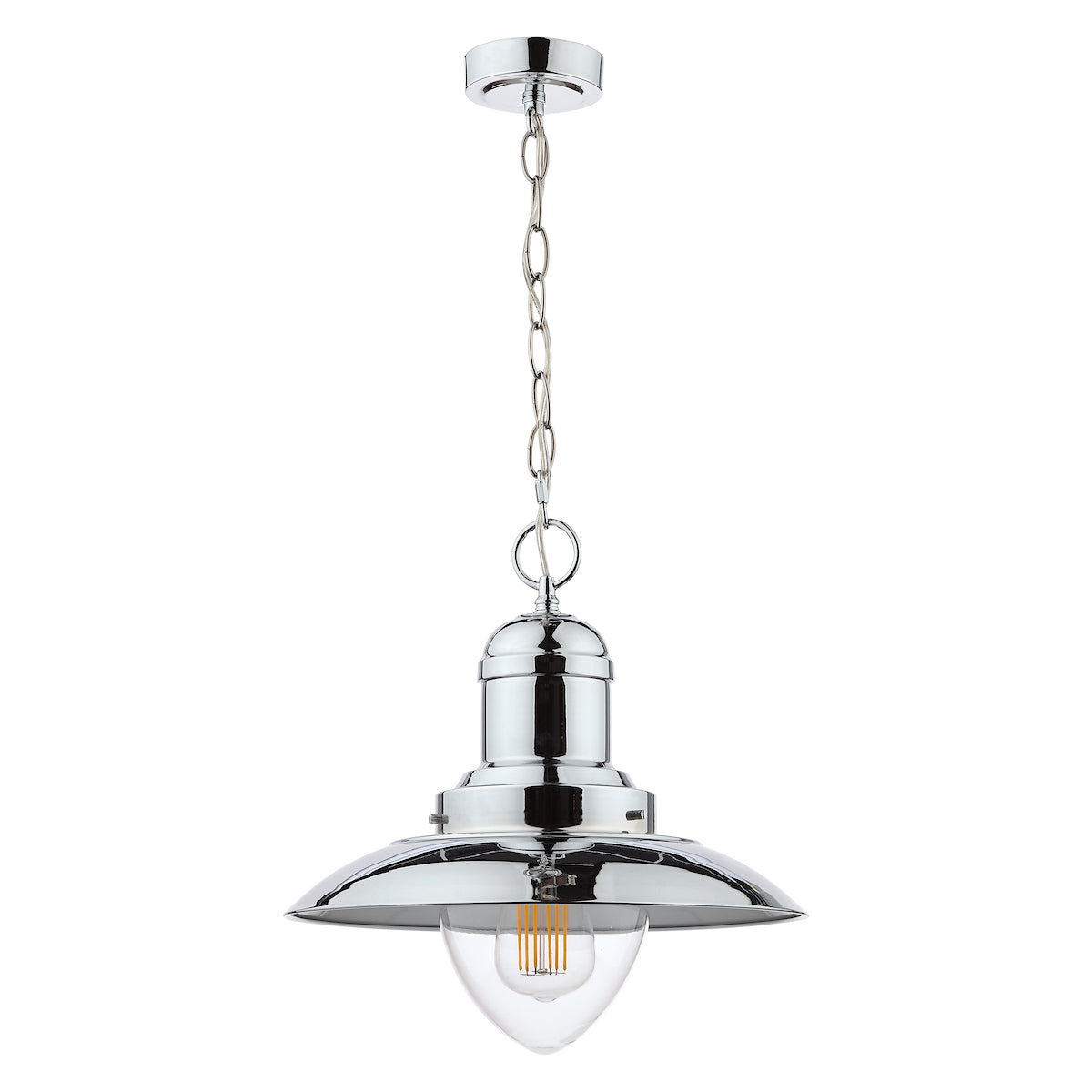 Laura Ashley Corbridge Pendant Polished Chrome