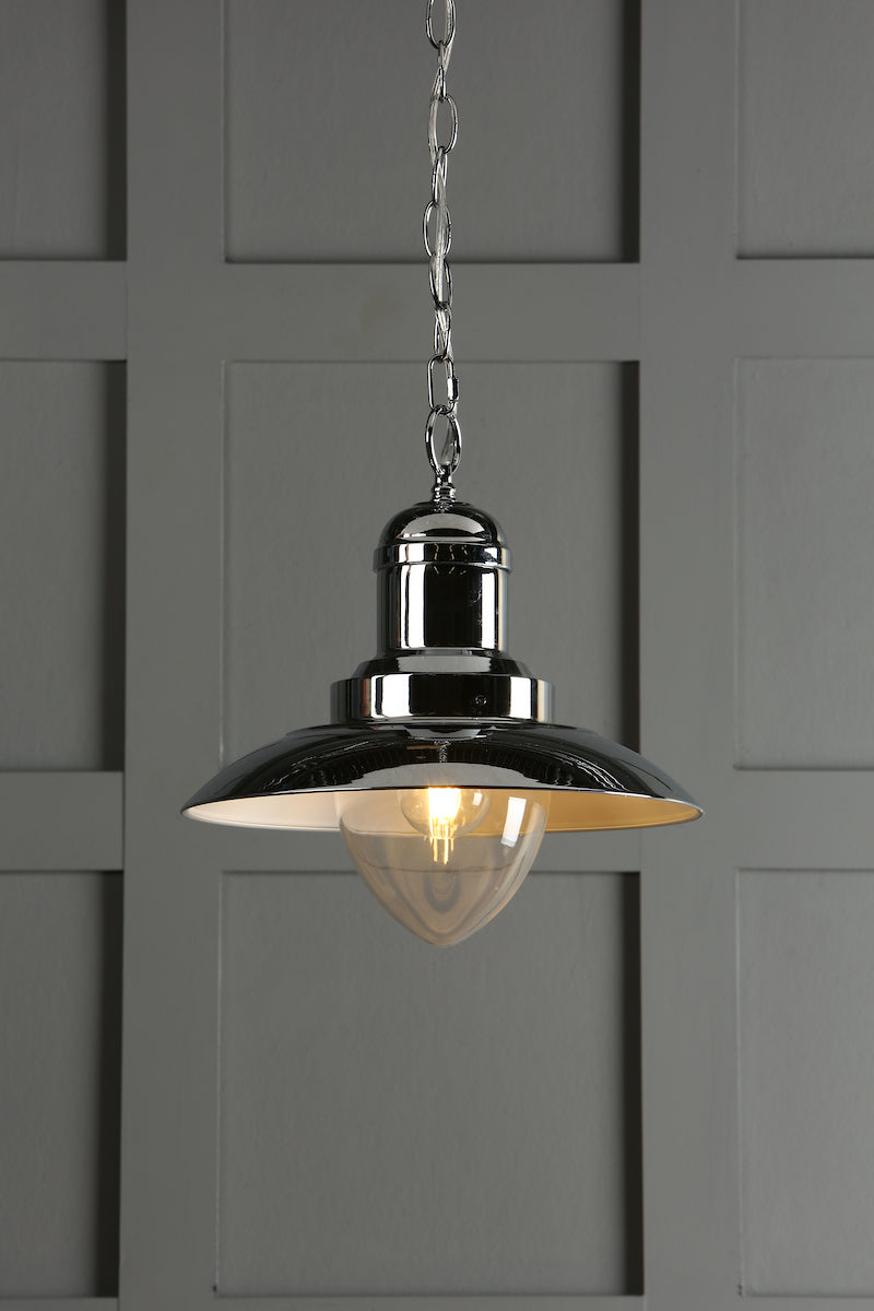 Laura Ashley Corbridge Pendant Polished Chrome