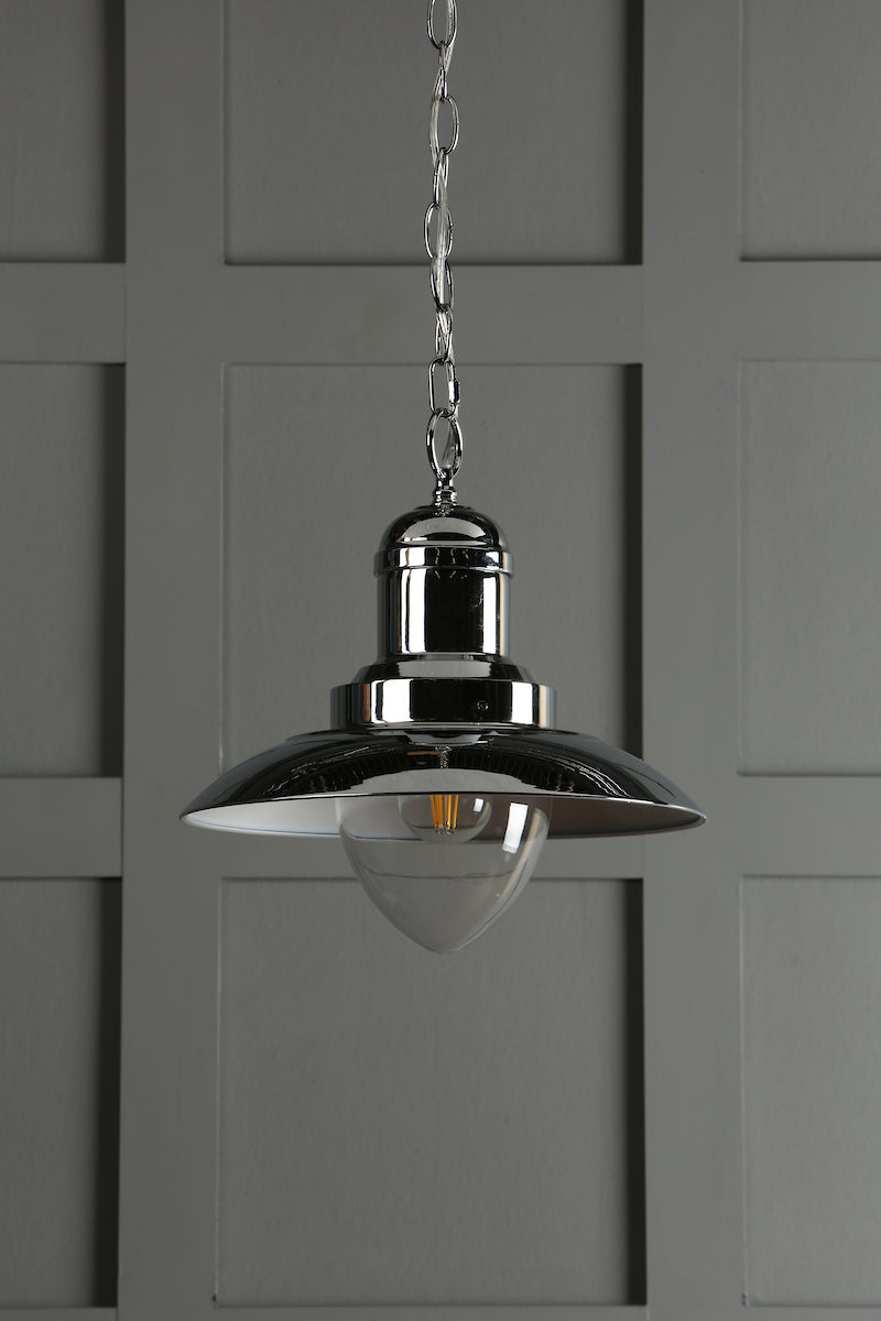 Laura Ashley Corbridge Pendant Polished Chrome