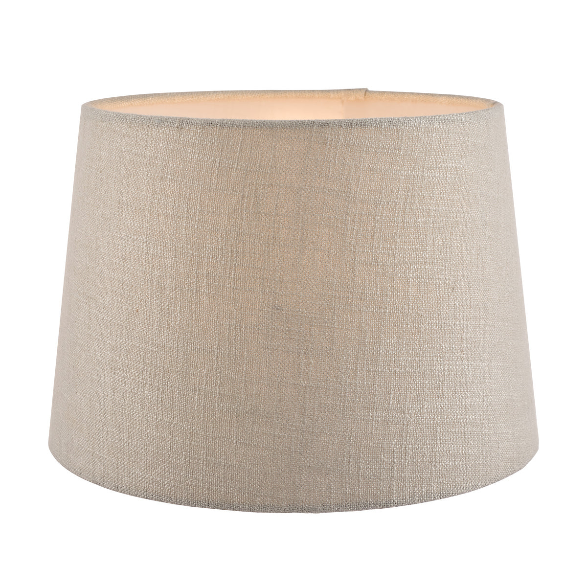 Laura Ashley Bacall Linen Empire Drum Shade Silver 25cm/10 inch