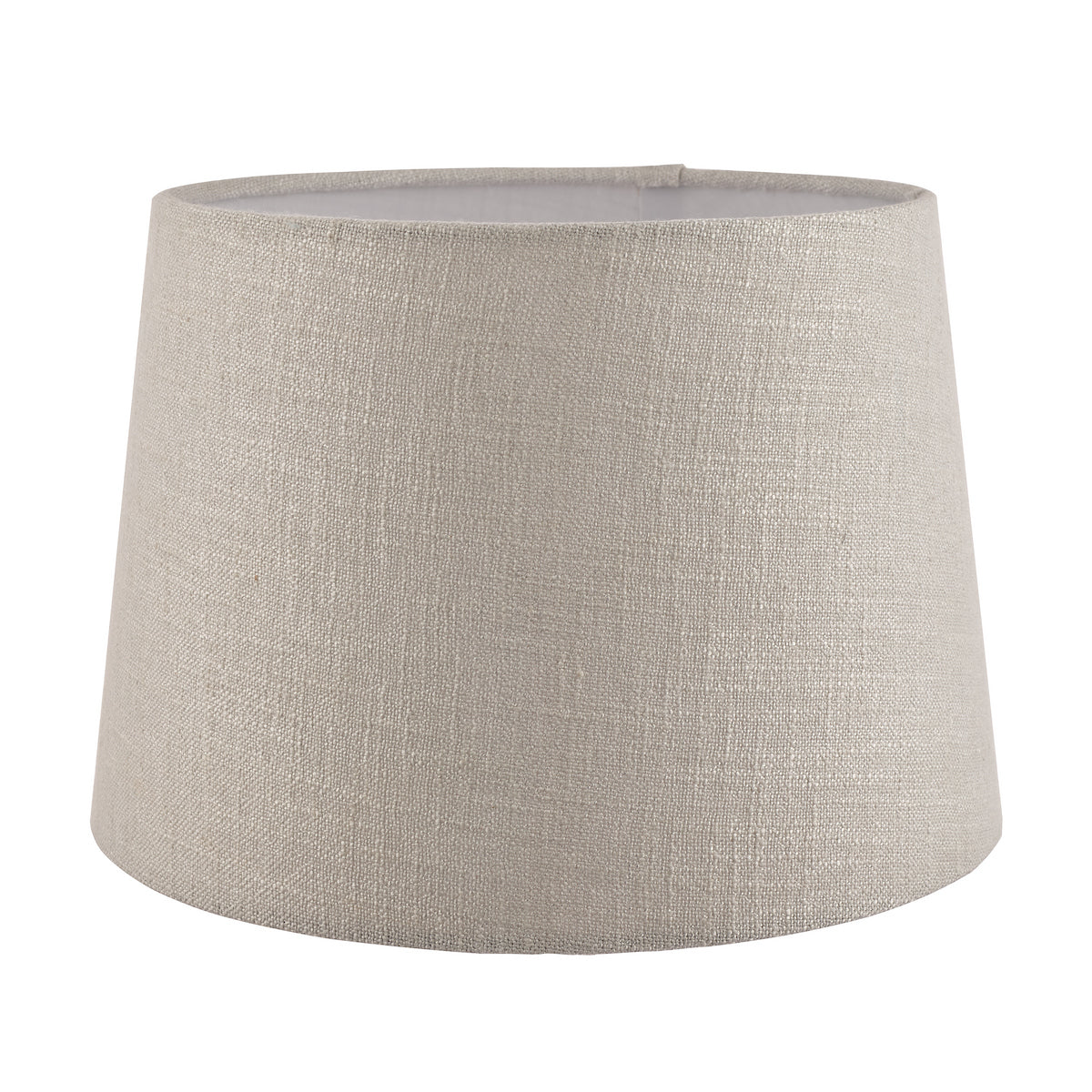 Laura Ashley Bacall Linen Empire Drum Shade Silver 25cm/10 inch