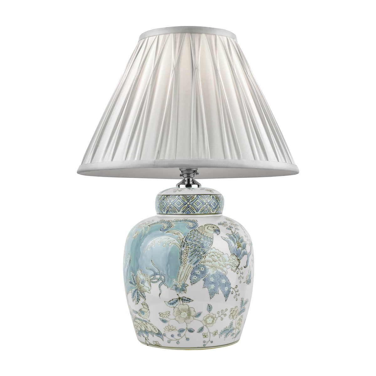 Laura Ashley Elizabeth Ceramic Table Lamp With Bird Print Design Base Only