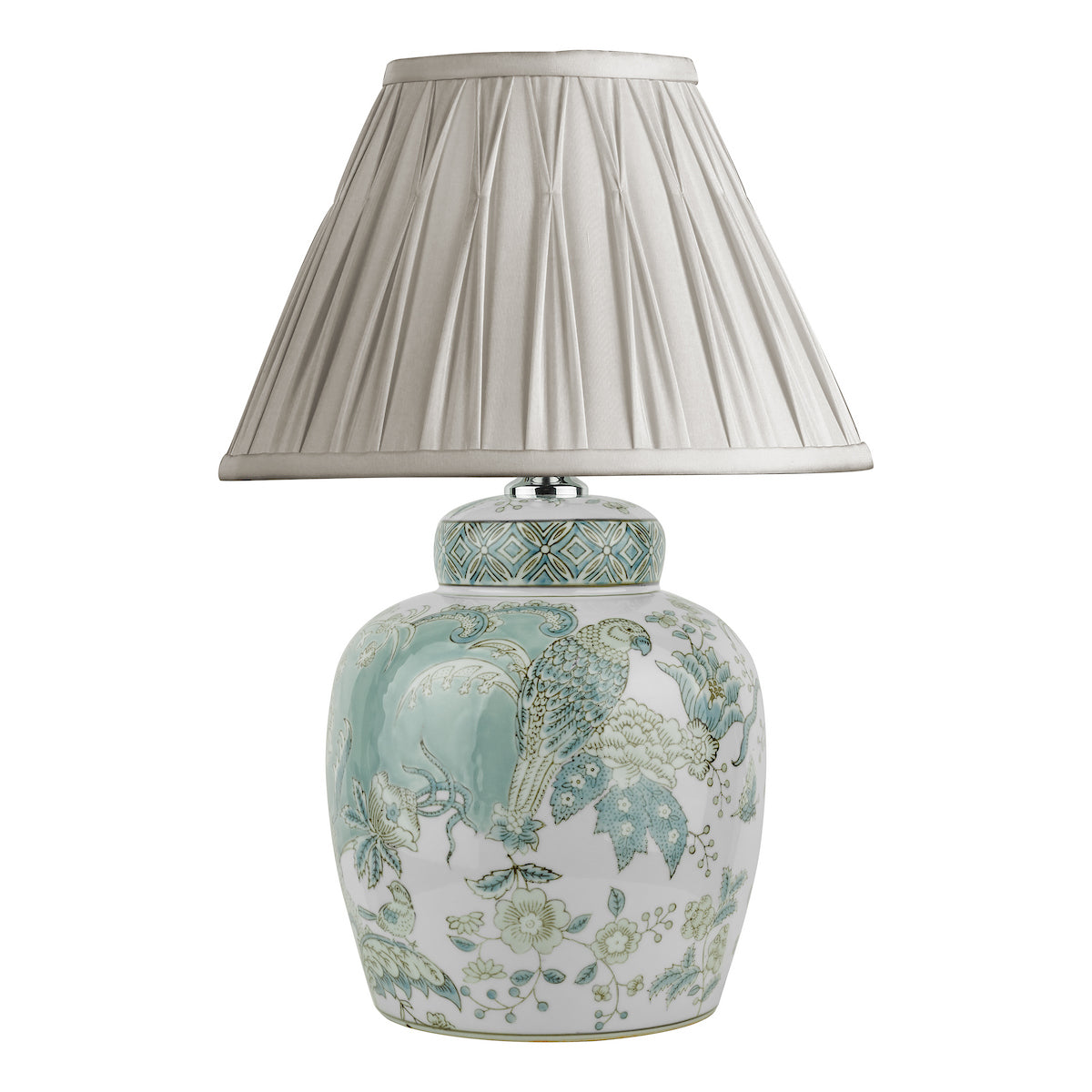 Laura Ashley Elizabeth Ceramic Table Lamp With Bird Print Design Base Only