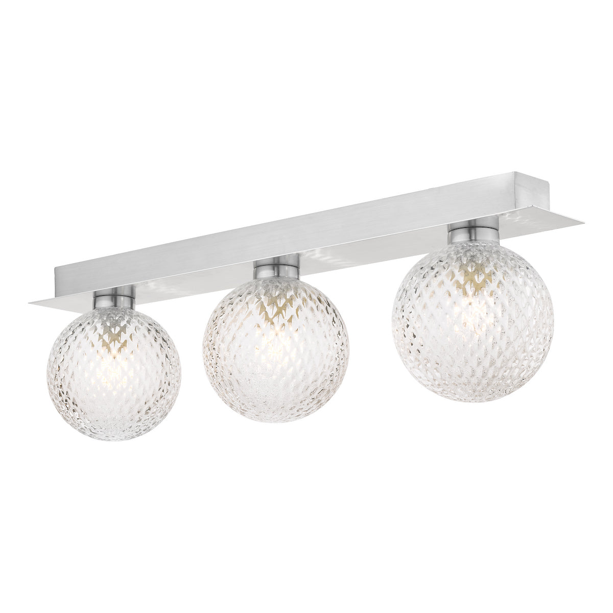 Bathroom 3 Light Wall Polished Chrome