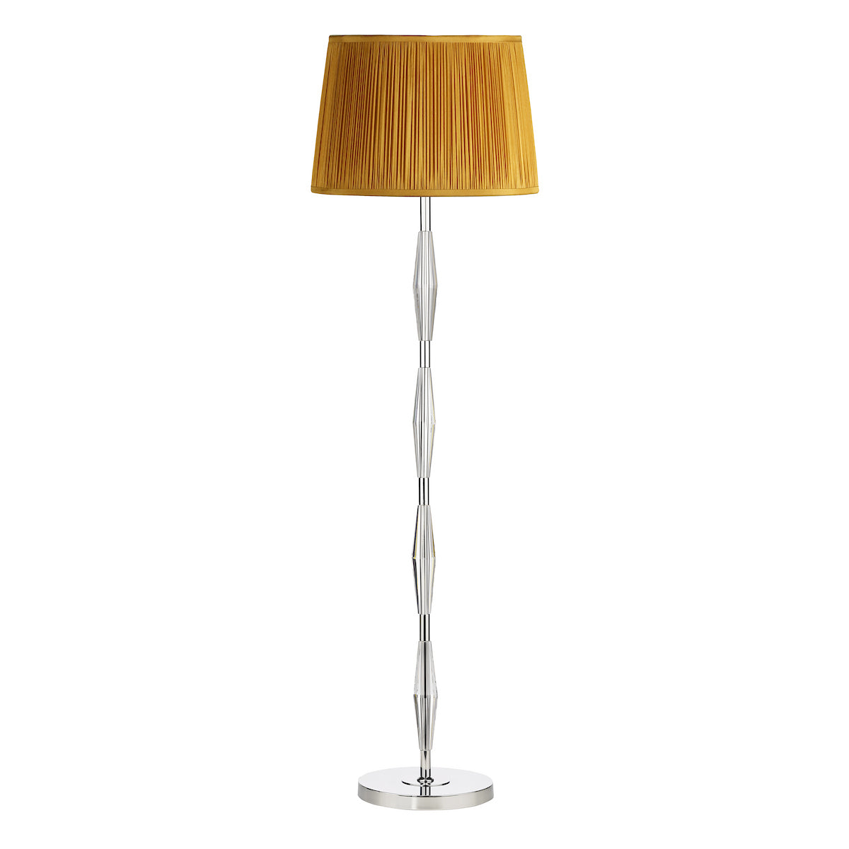 Laura Ashley Blake Floor Lamp Polished Chrome Crystal Base Only