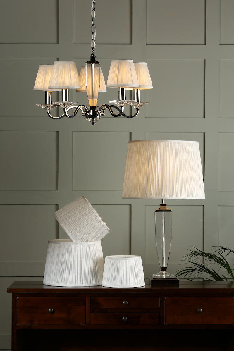 Laura Ashley Hemsley Silk Shade Cream 40.5cm/16 inch