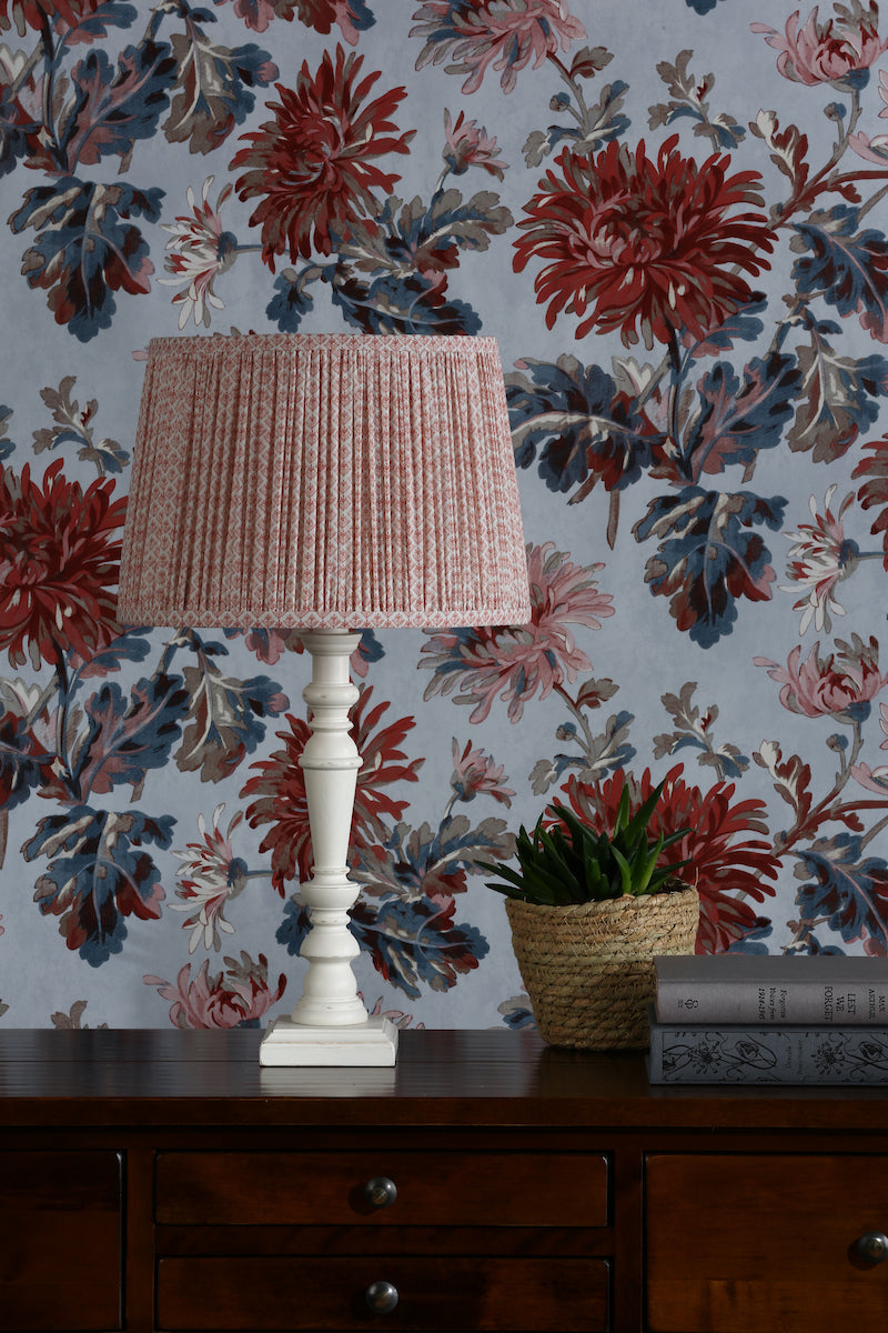 Laura Ashley Gwendolen Pink Pattern Cotton Shade 30.5cm/12 inch