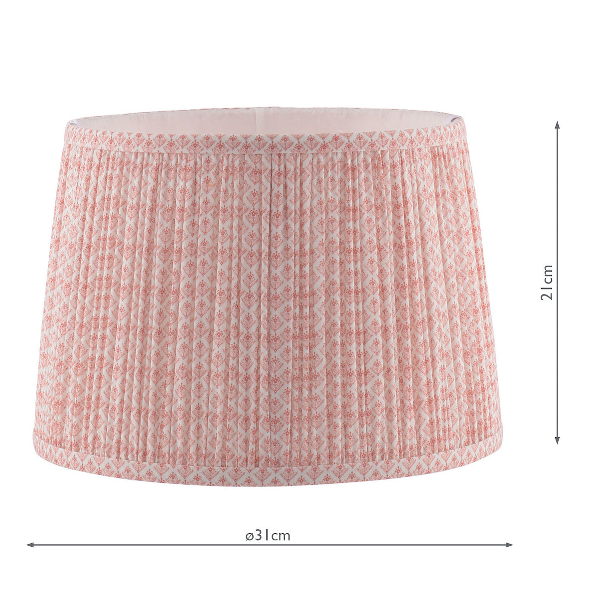 Laura Ashley Gwendolen Pink Pattern Cotton Shade 30.5cm/12 inch