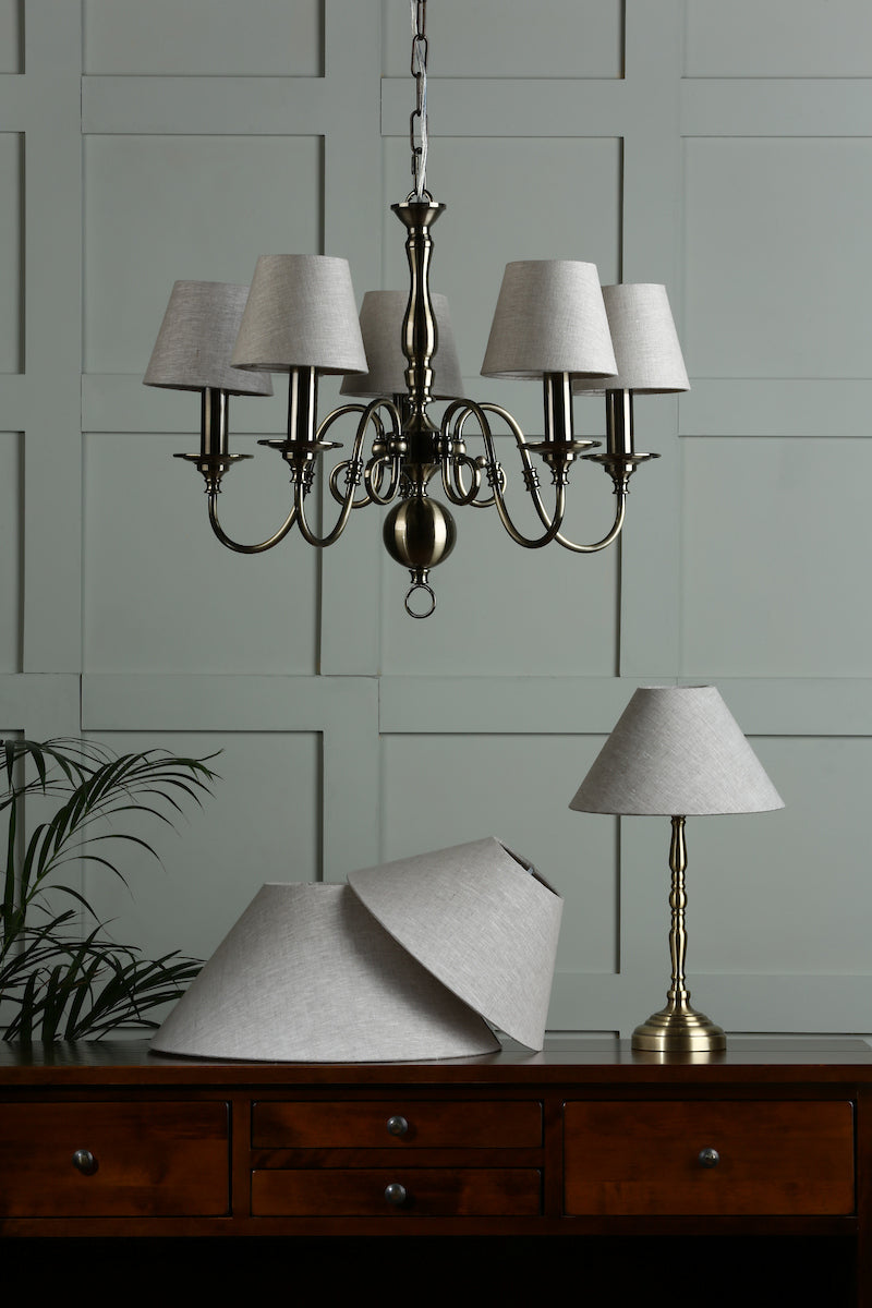 Laura Ashley Bray Shade Natural Linen 14cm/5 inch
