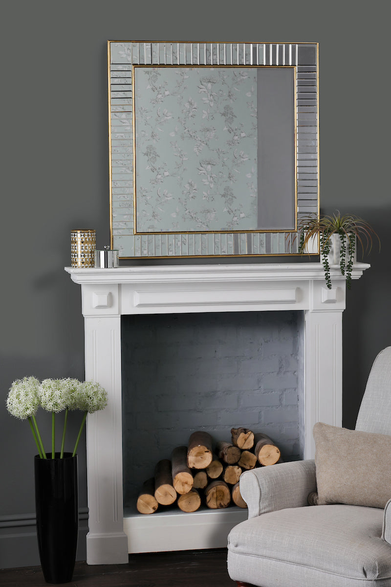 Square Mirror Gold