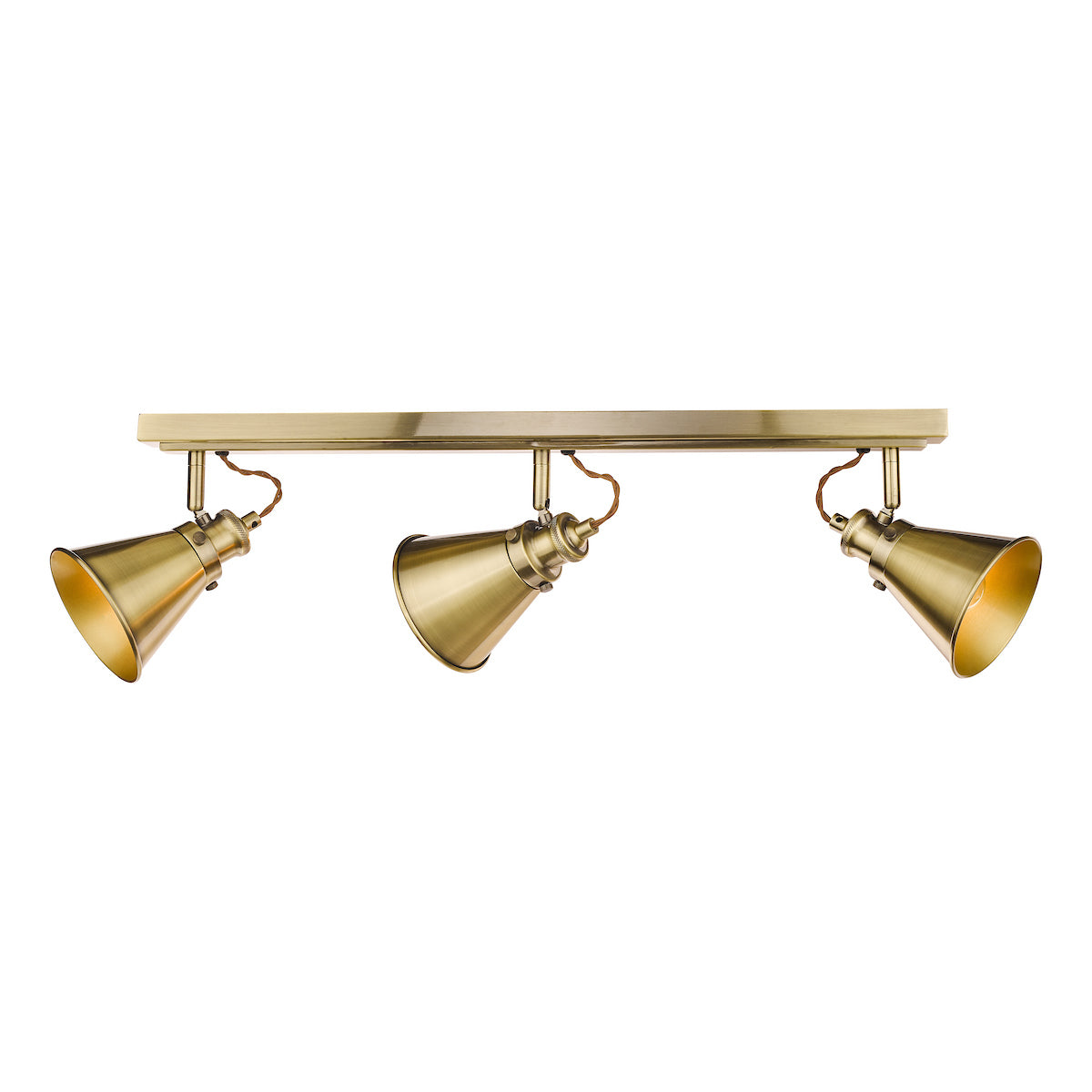 Laura Ashley Rufus 3lt Bar Spotlight Antique Brass