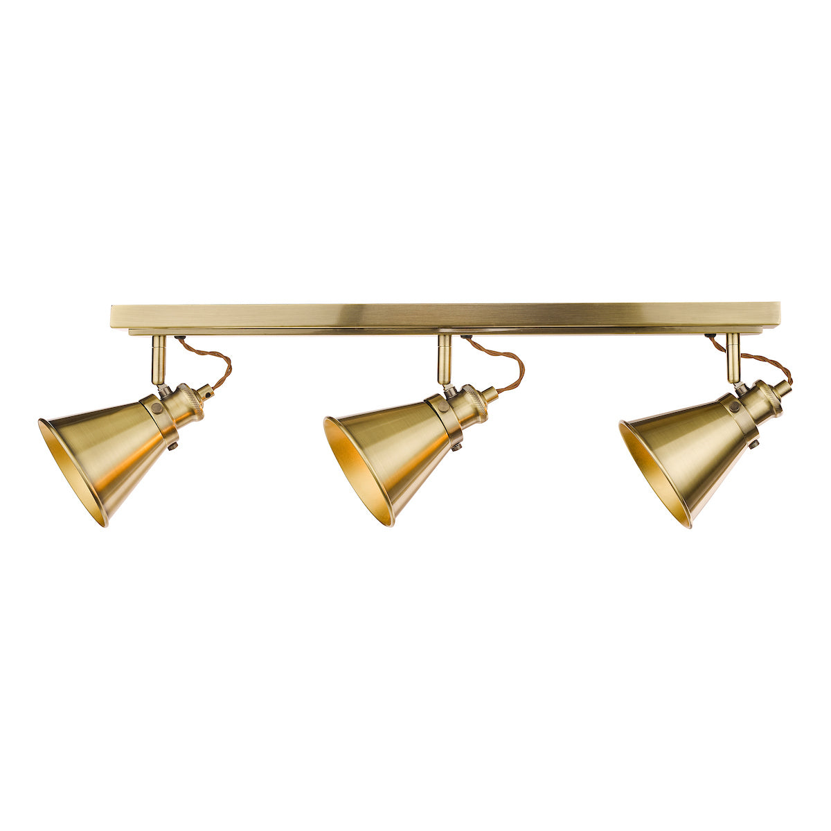 Laura Ashley Rufus 3lt Bar Spotlight Antique Brass