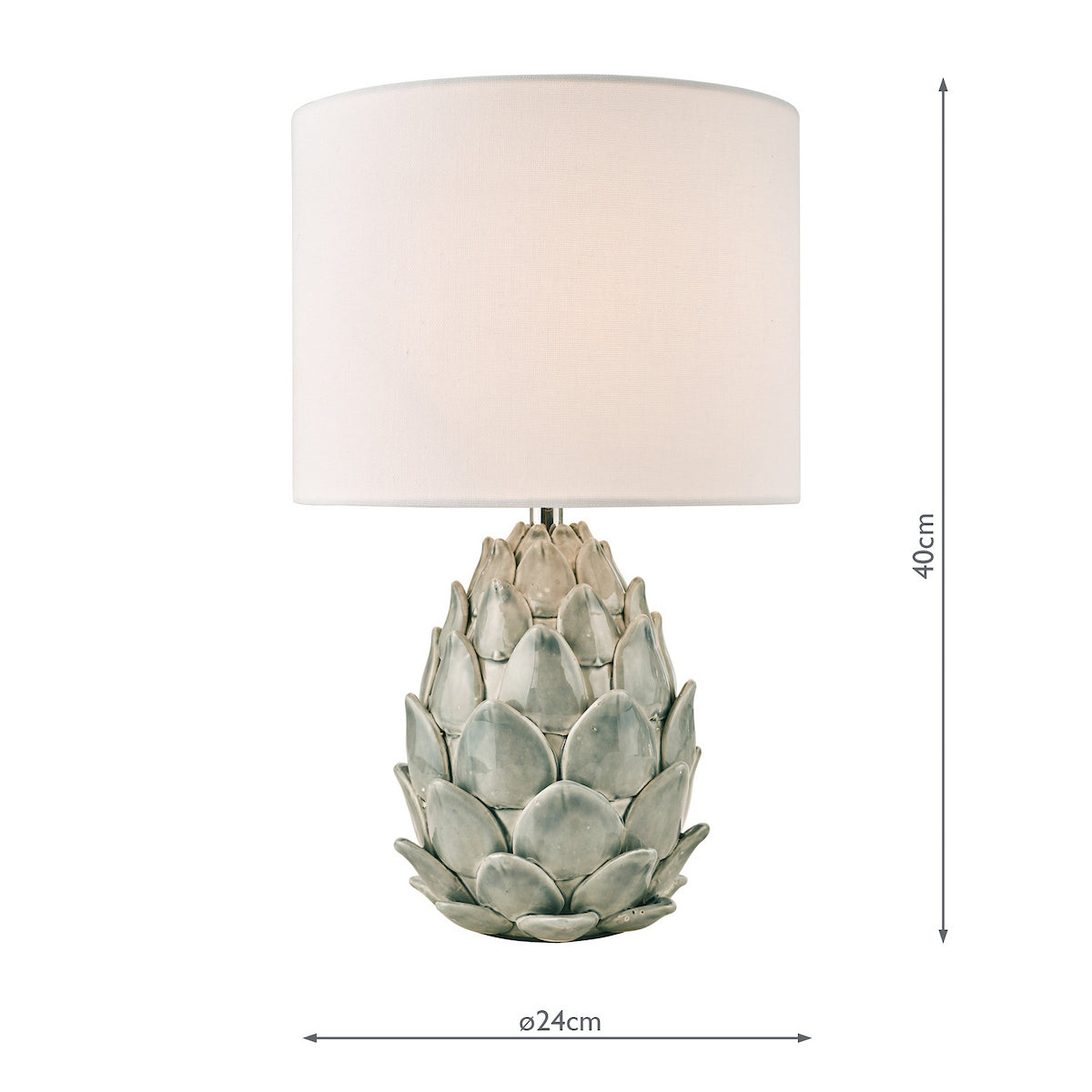 Laura Ashley Gresford Ceramic Table Lamp With Shade