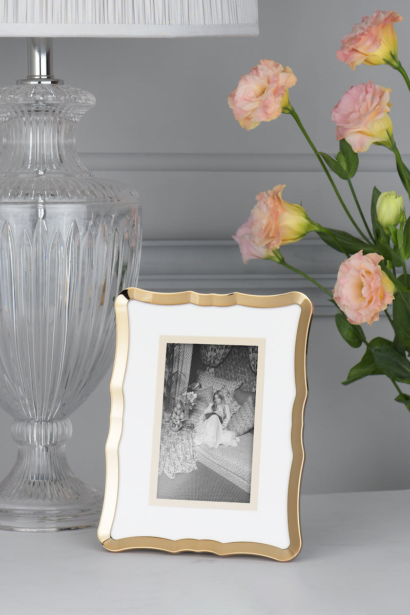 4" X 6" Photo Frame Polished Gold