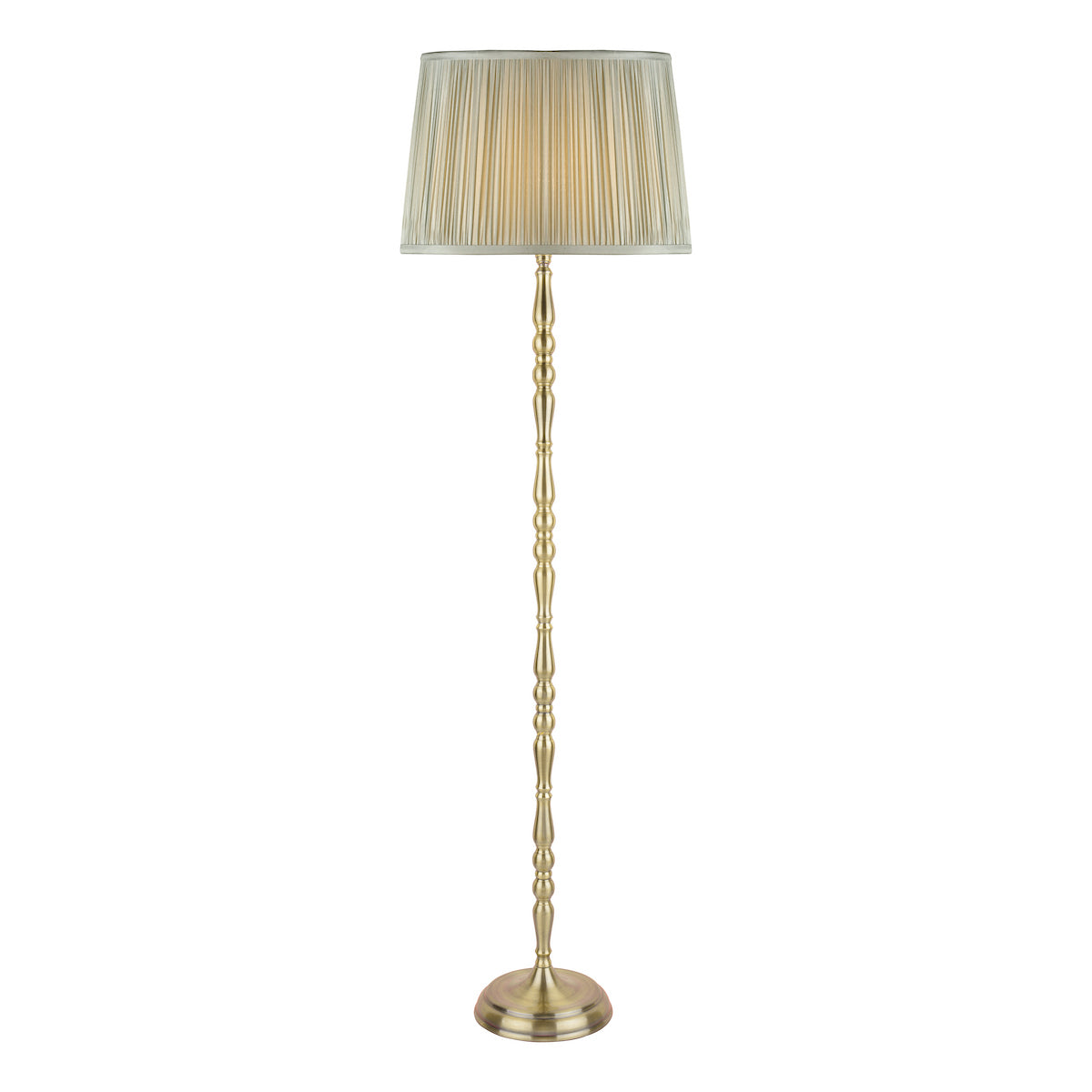 Laura Ashley Corey Floor Lamp Antique Brass Base Only