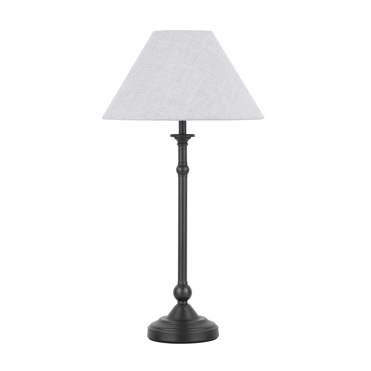Laura Ashley Ludchurch Table Lamp Industrial Black With Shade