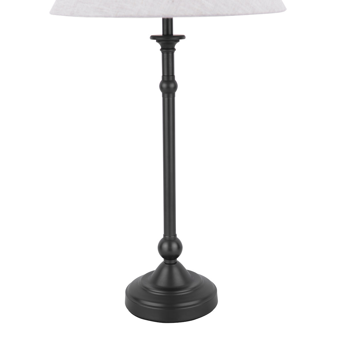 Laura Ashley Ludchurch Table Lamp Industrial Black With Shade