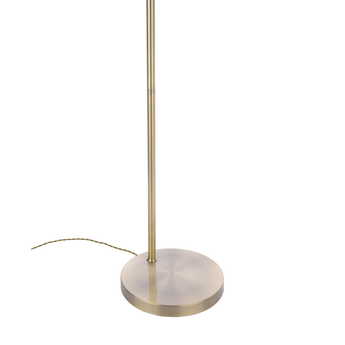 Laura Ashley Isaac Floor Lamp Antique Brass and Glass