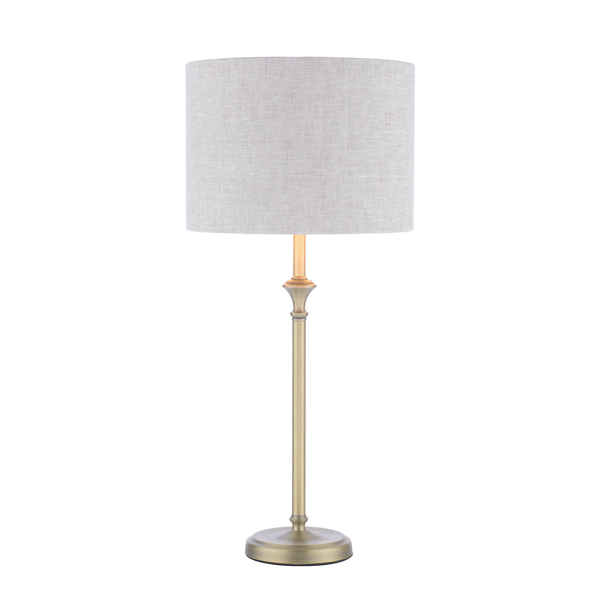 Laura Ashley Highgrove Table Lamp Matt Antique Brass With Shade