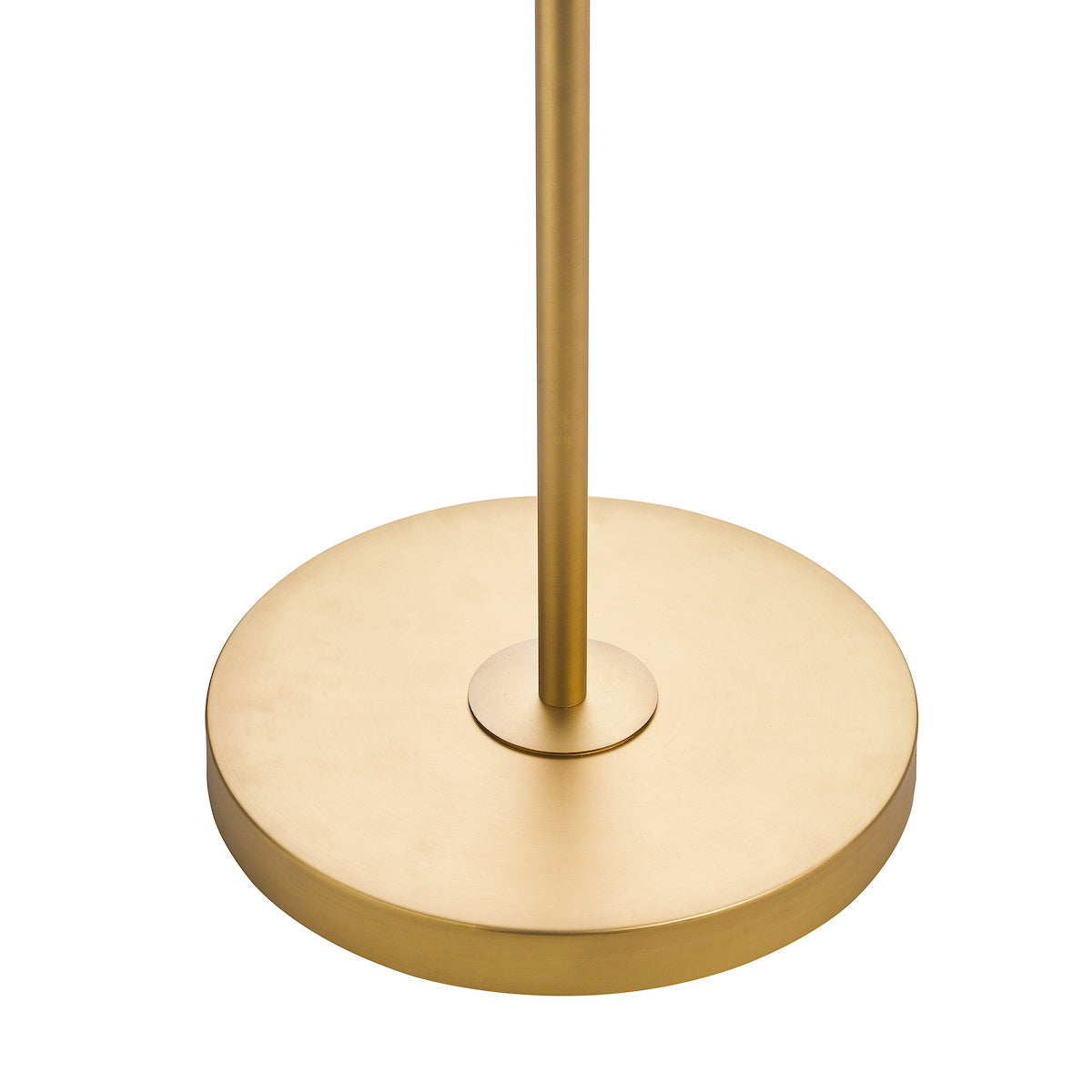 Laura Ashley Rhosill 3 Light Floor Lamp Crystal and Matt Antique Brass