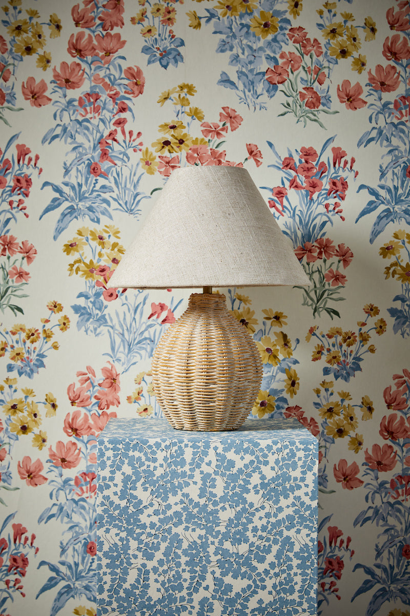 Laura Ashley Fernhill Table Lamp Matt Cream With Shade
