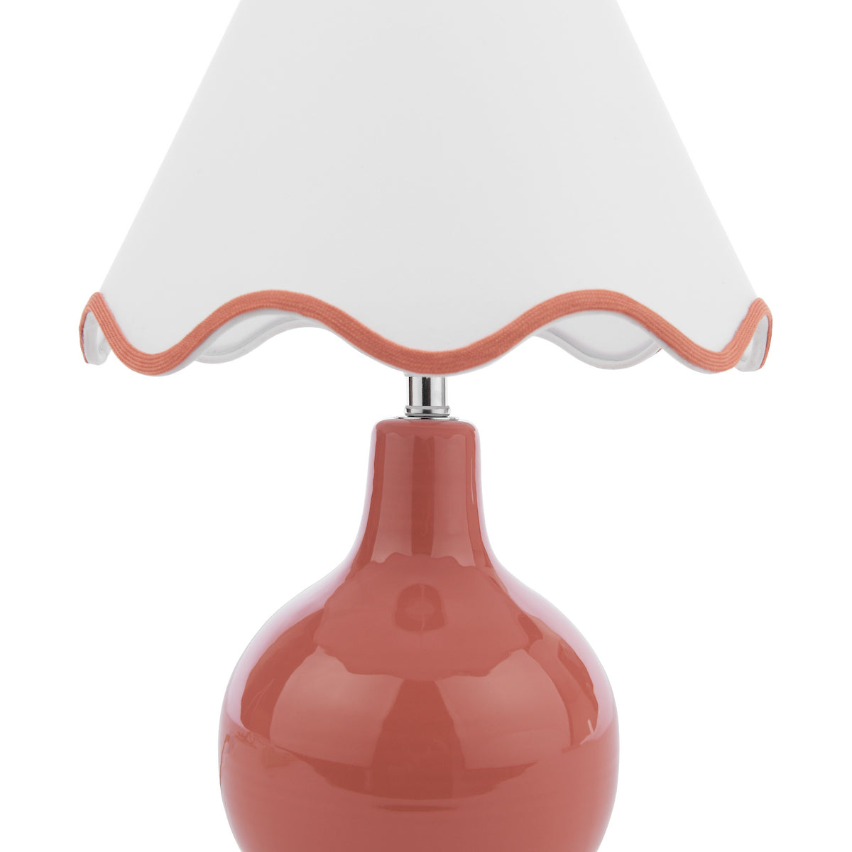 Laura Ashley Bramhope Table Lamp Terracotta With Shade