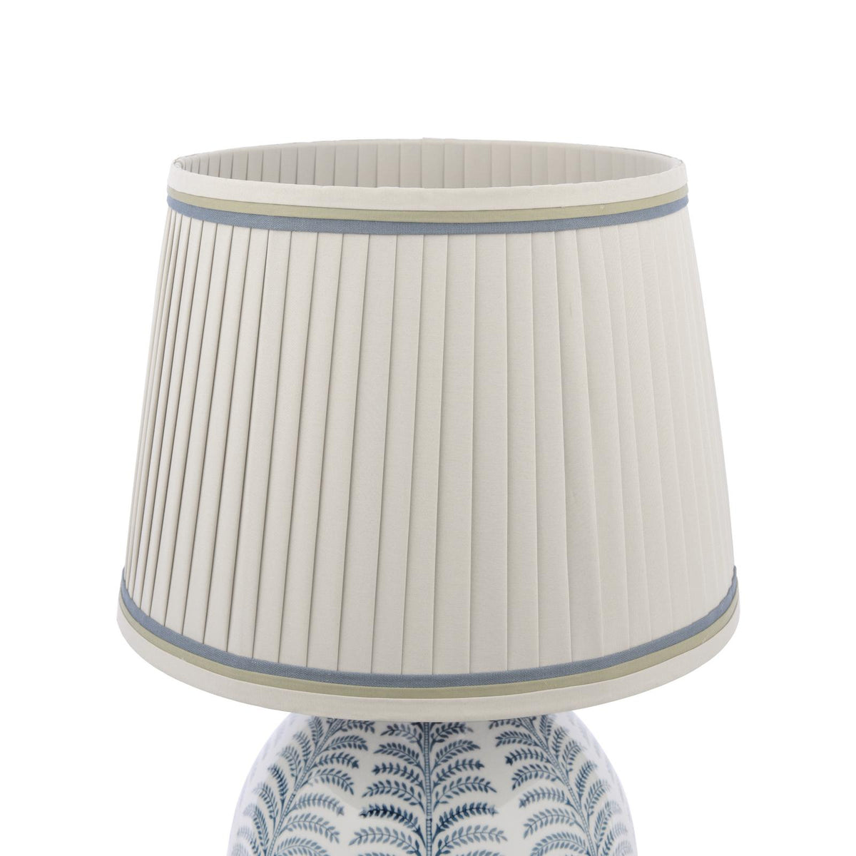 Laura Ashley Stannard Table Lamp Blue Ceramic With Shade