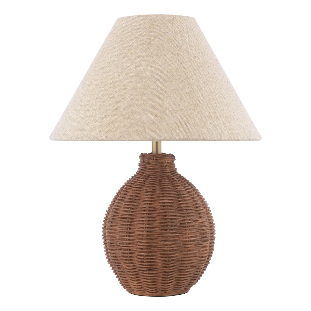Laura Ashley Fernhill Table Lamp Antique Brown With Shade