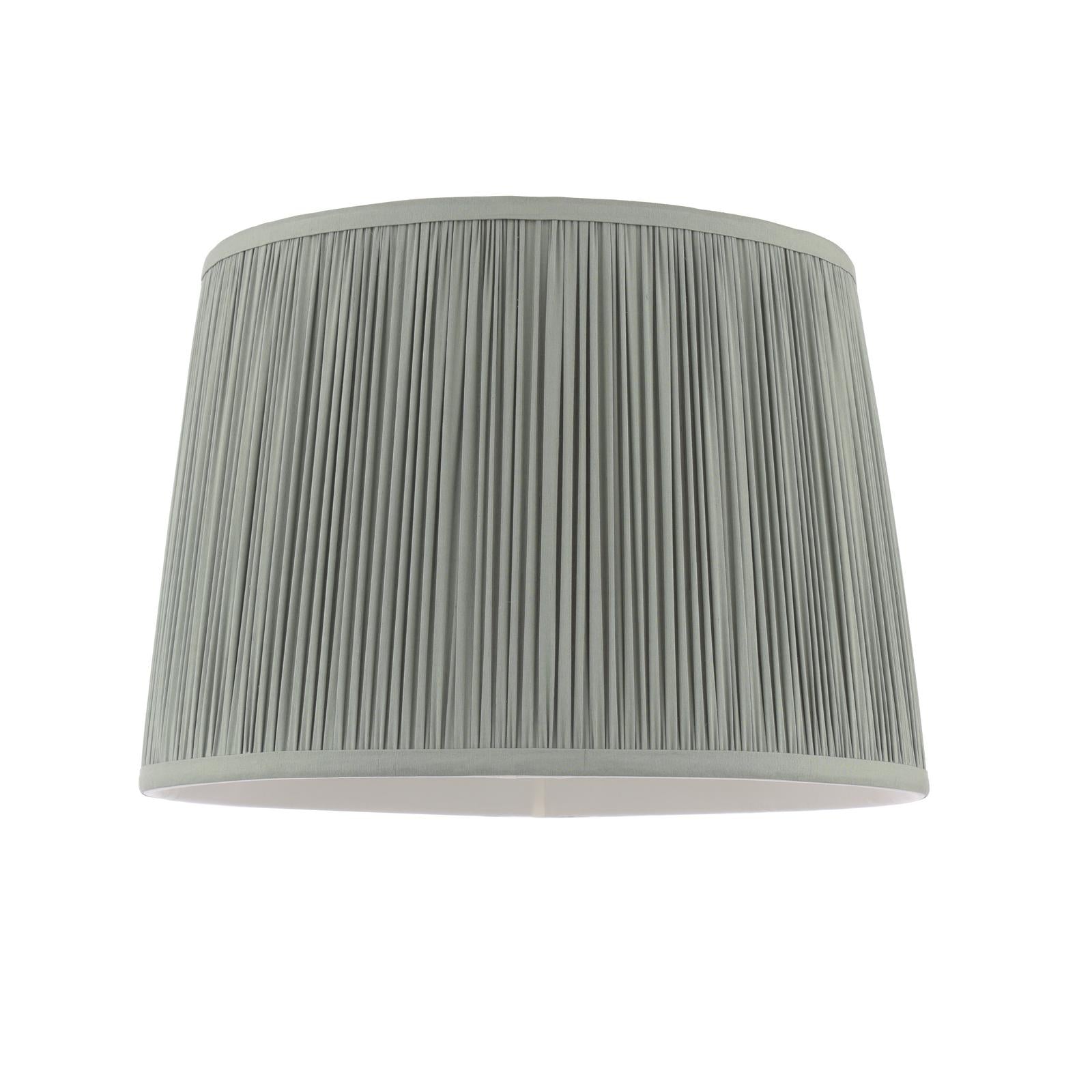 Laura Ashley Hemsley Green 100% Silk Tapered Drum Shade 30cm/12 inch