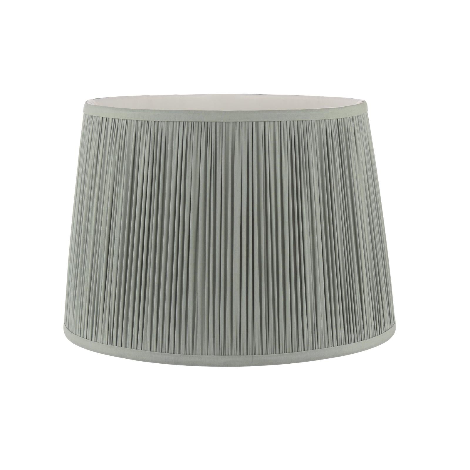 Laura Ashley Hemsley Green 100% Silk Tapered Drum Shade 30cm/12 inch