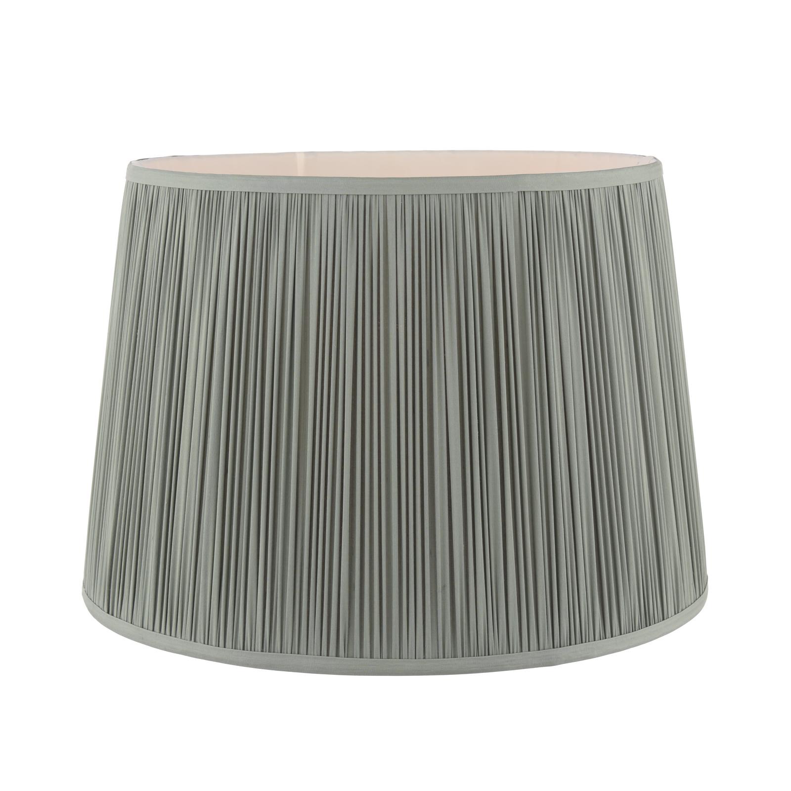 Laura Ashley Hemsley Green 100% Silk Tapered Drum Shade 40cm/16 inch