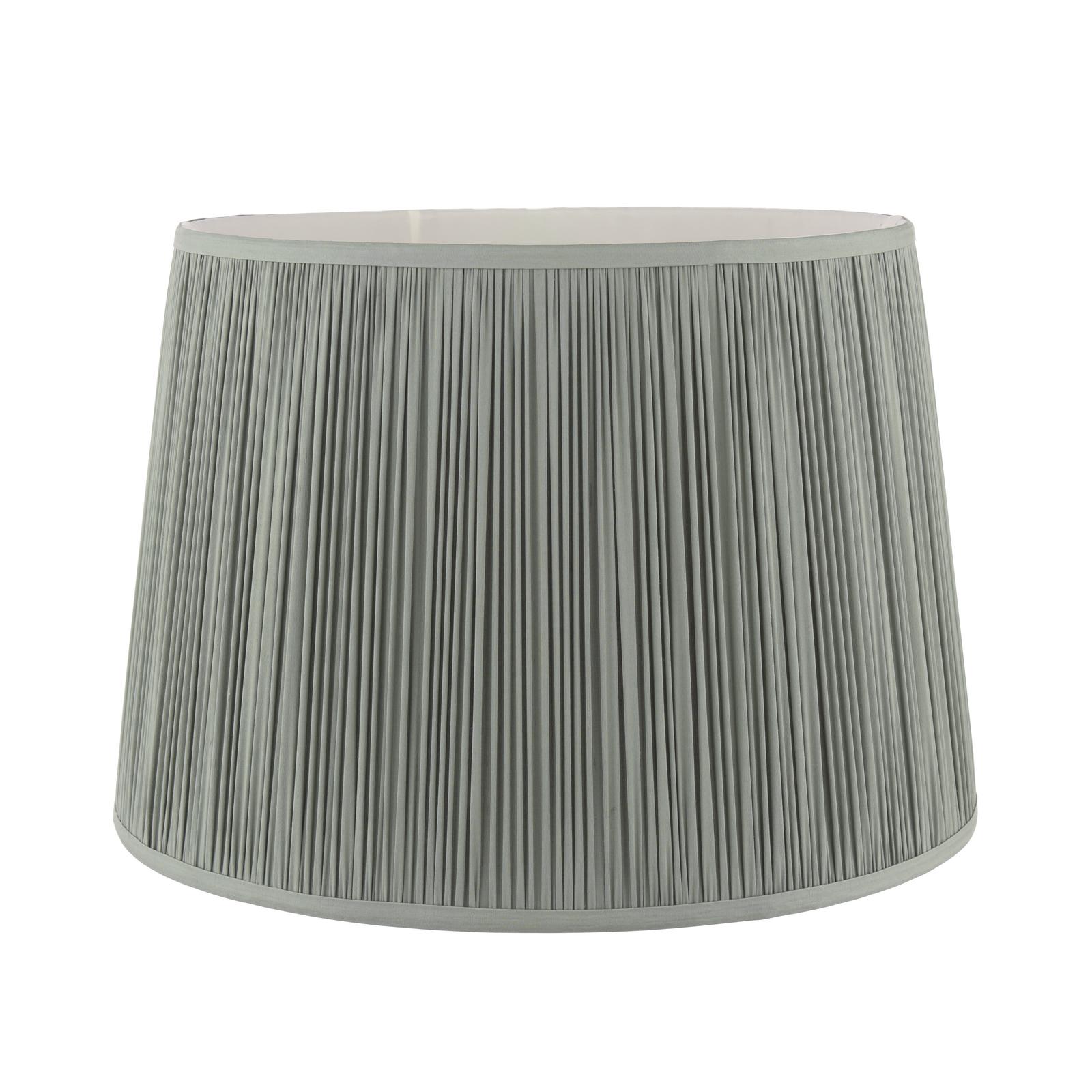 Laura Ashley Hemsley Green 100% Silk Tapered Drum Shade 40cm/16 inch