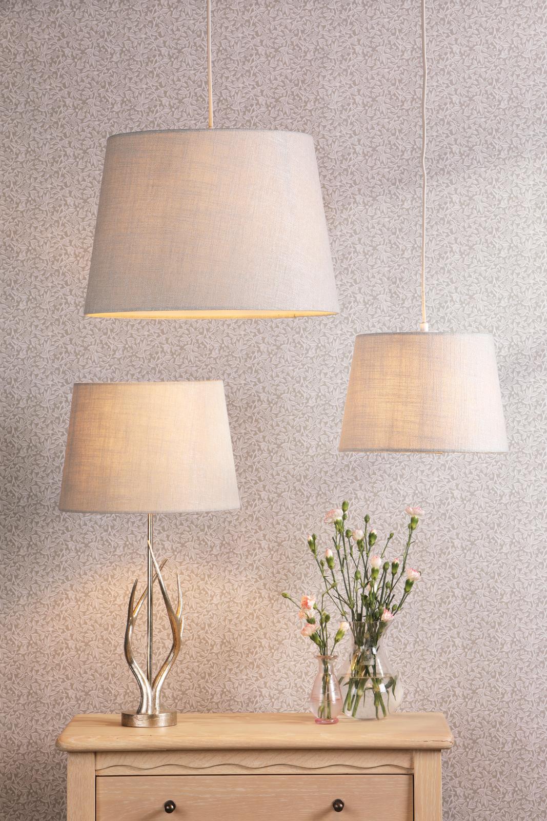 Laura Ashley Bacall Natural Linen Empire Shade 25cm/10 inch