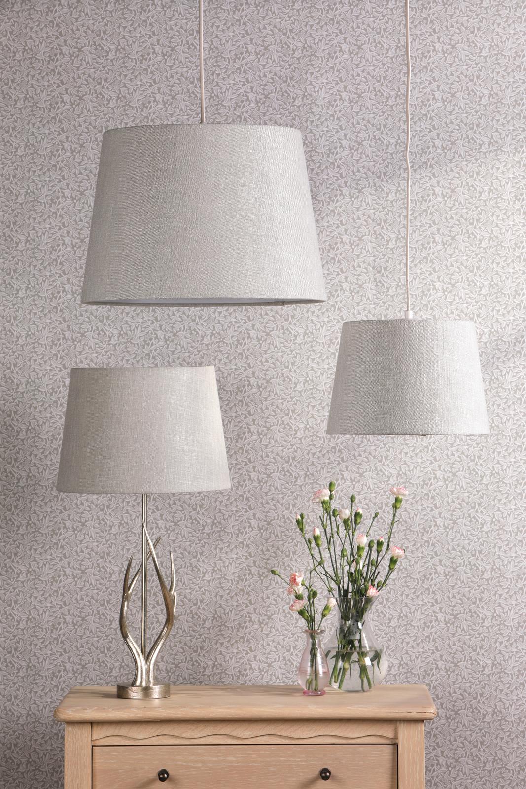 Laura Ashley Bacall Natural Linen Empire Shade 25cm/10 inch
