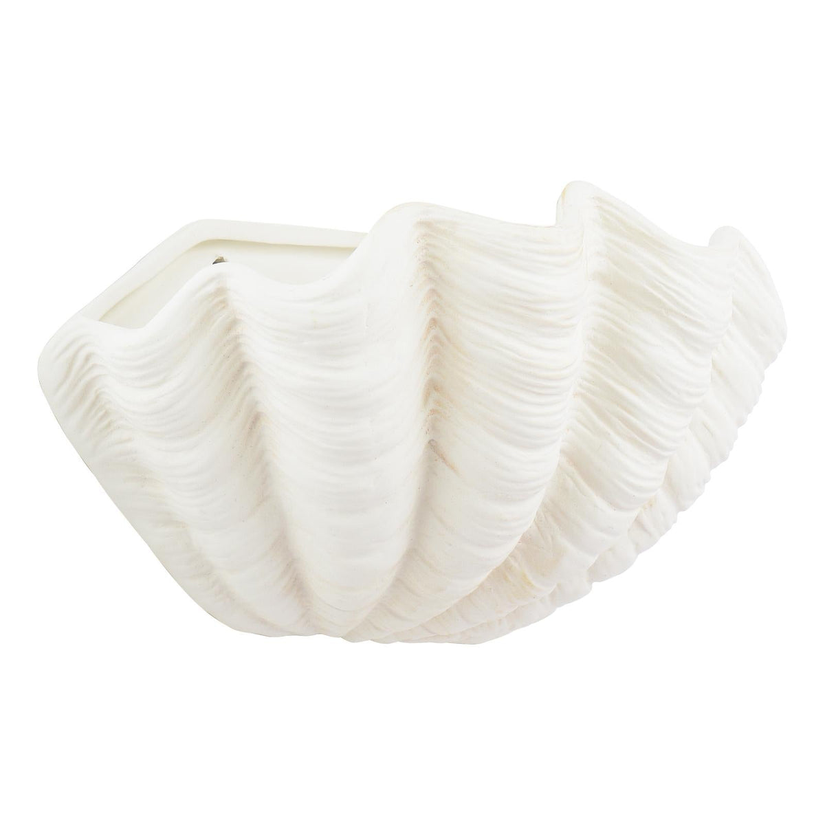 Laura Ashley Shell Wall Washer White Ceramic