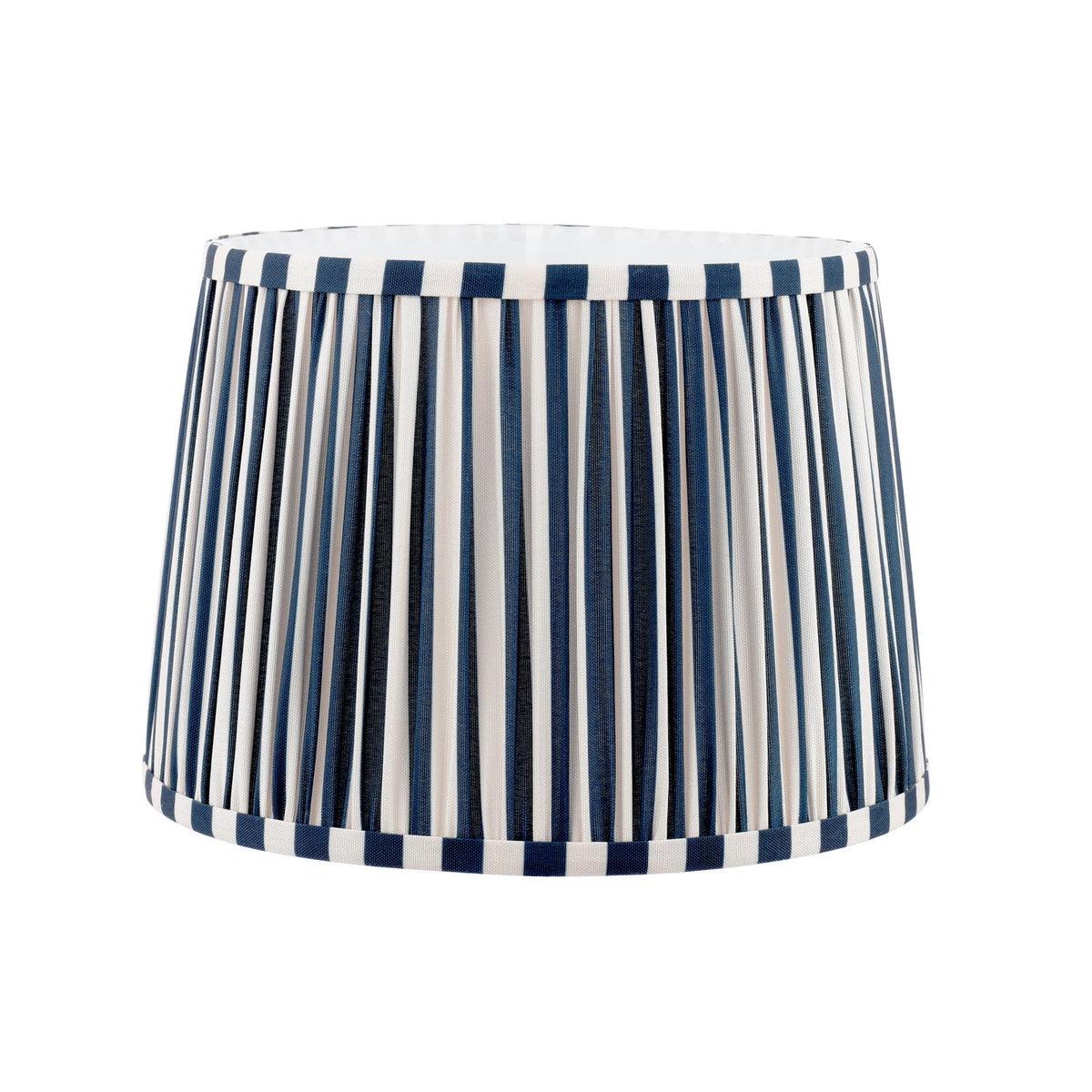 Laura Ashley Denwick Blue Cotton Tapered Drum Shade 30cm/12 inch