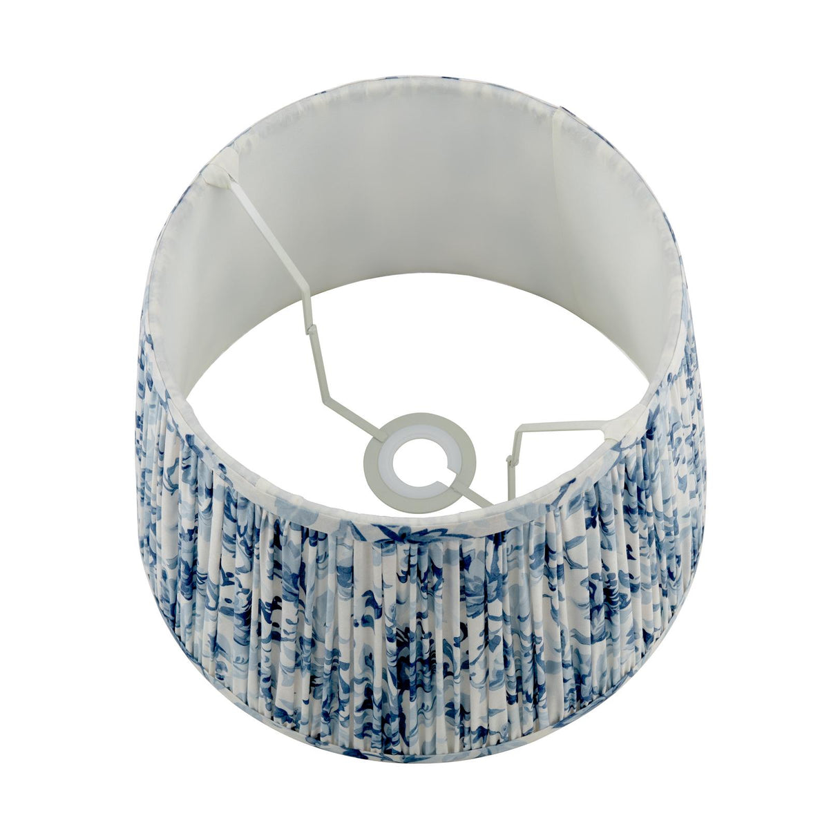 Laura Ashley Adwick Trail Blue Cotton Tapered Drum Shade 30cm/12 inch