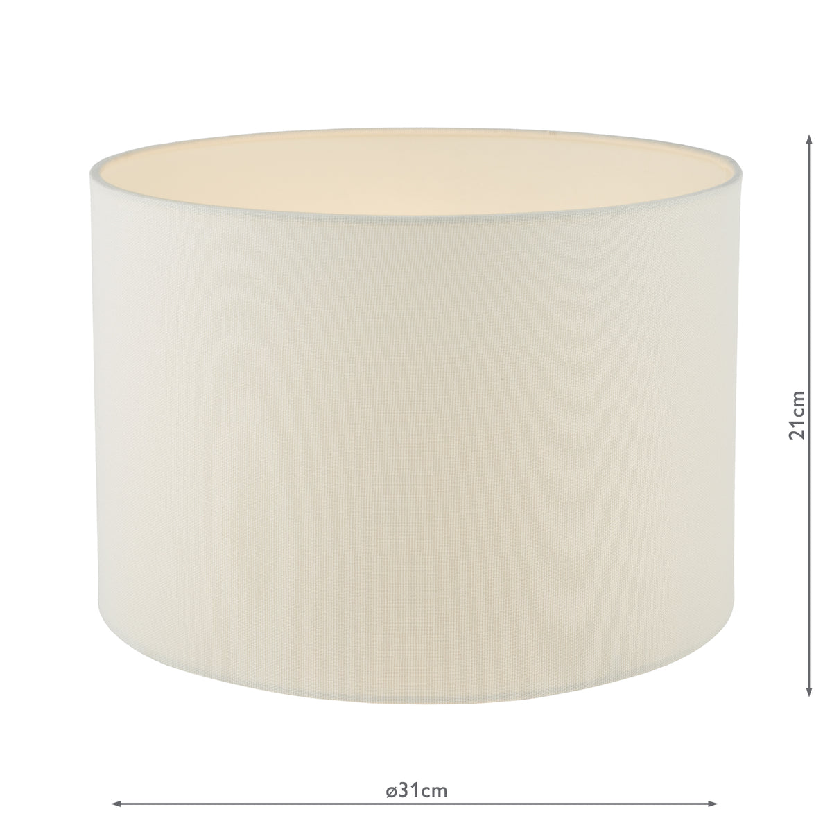 LEANDRA WHITE LINEN SHADE FOR LEA4206