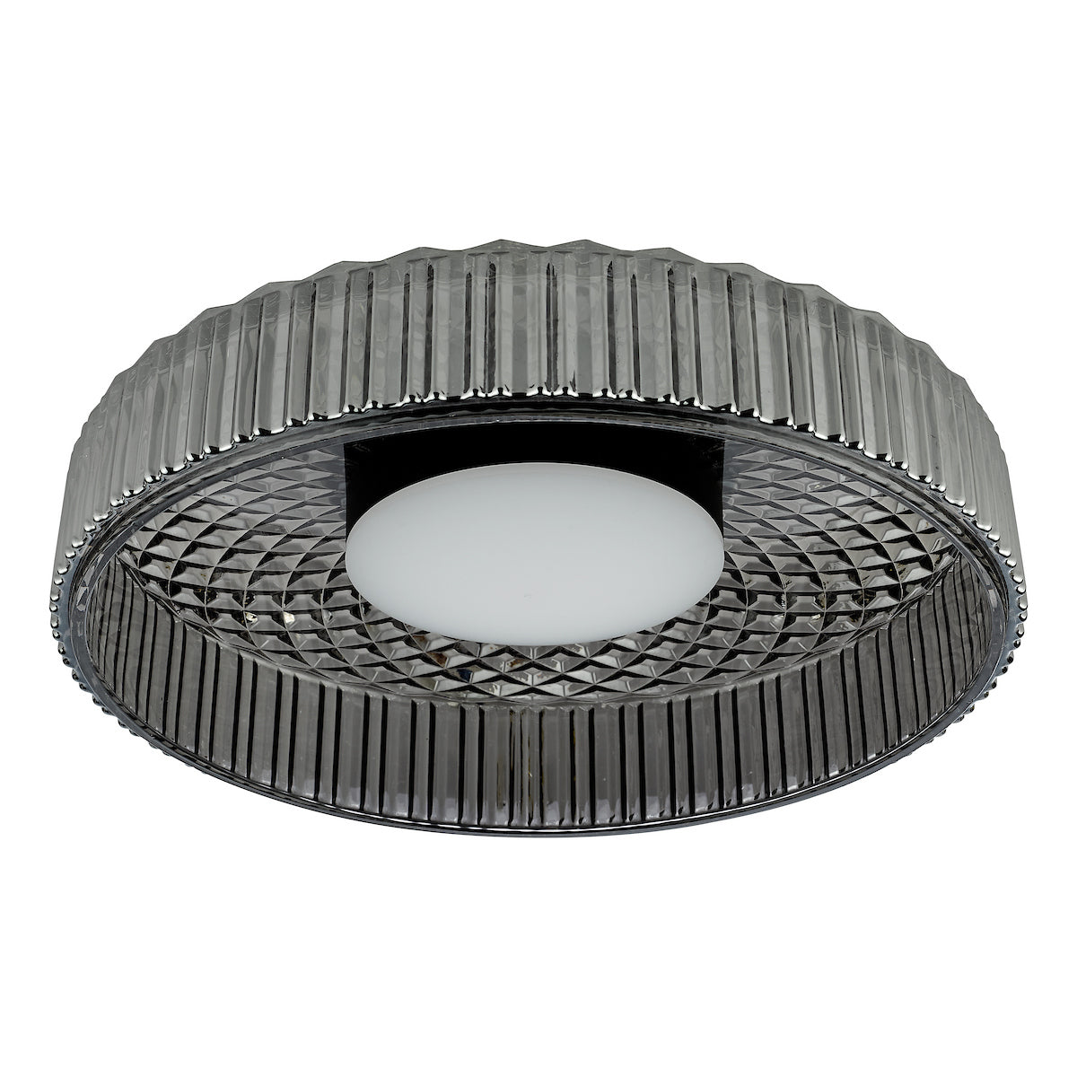 LEENA FLUSH LED SMOKED & BLACK