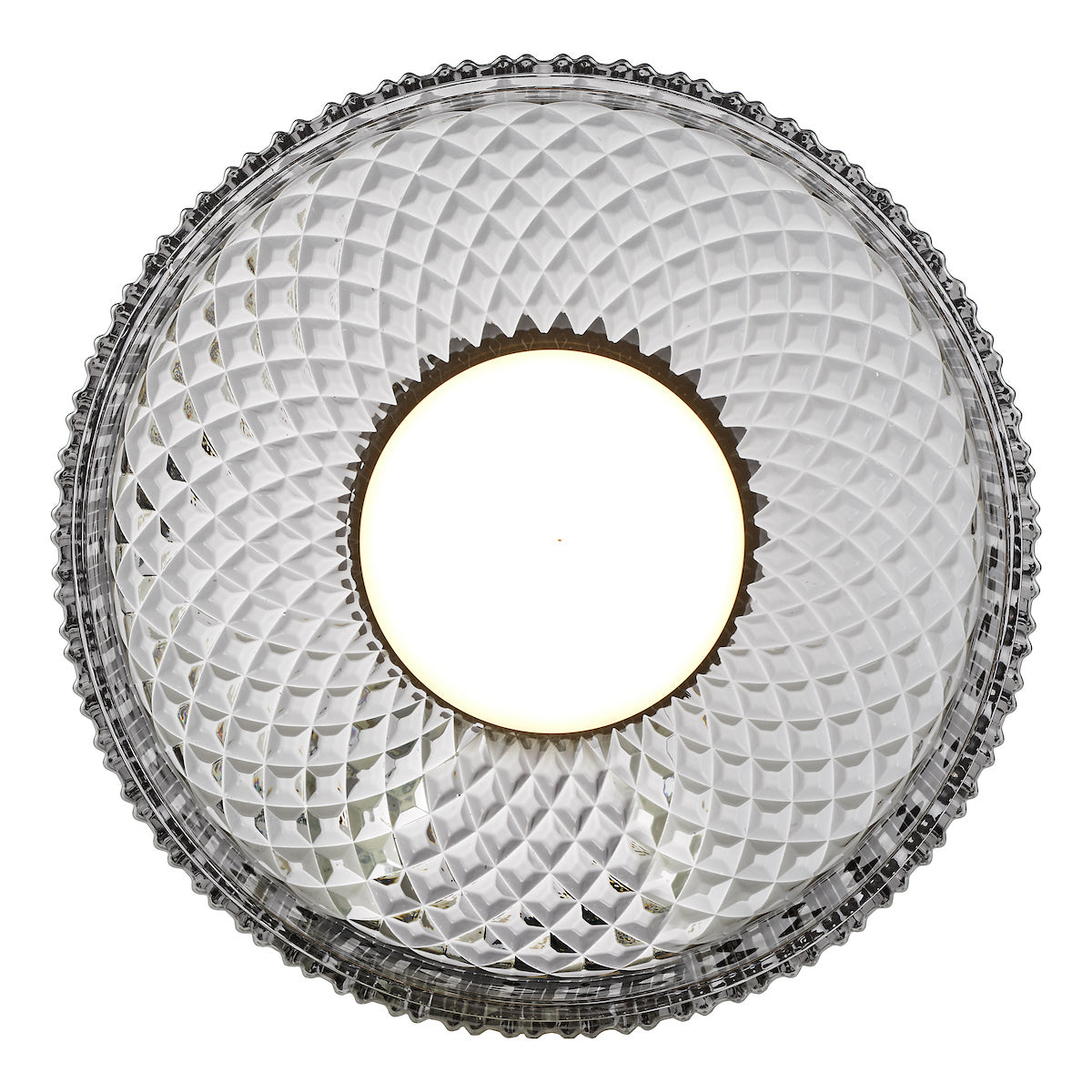 LEENA FLUSH LED SMOKED & BLACK