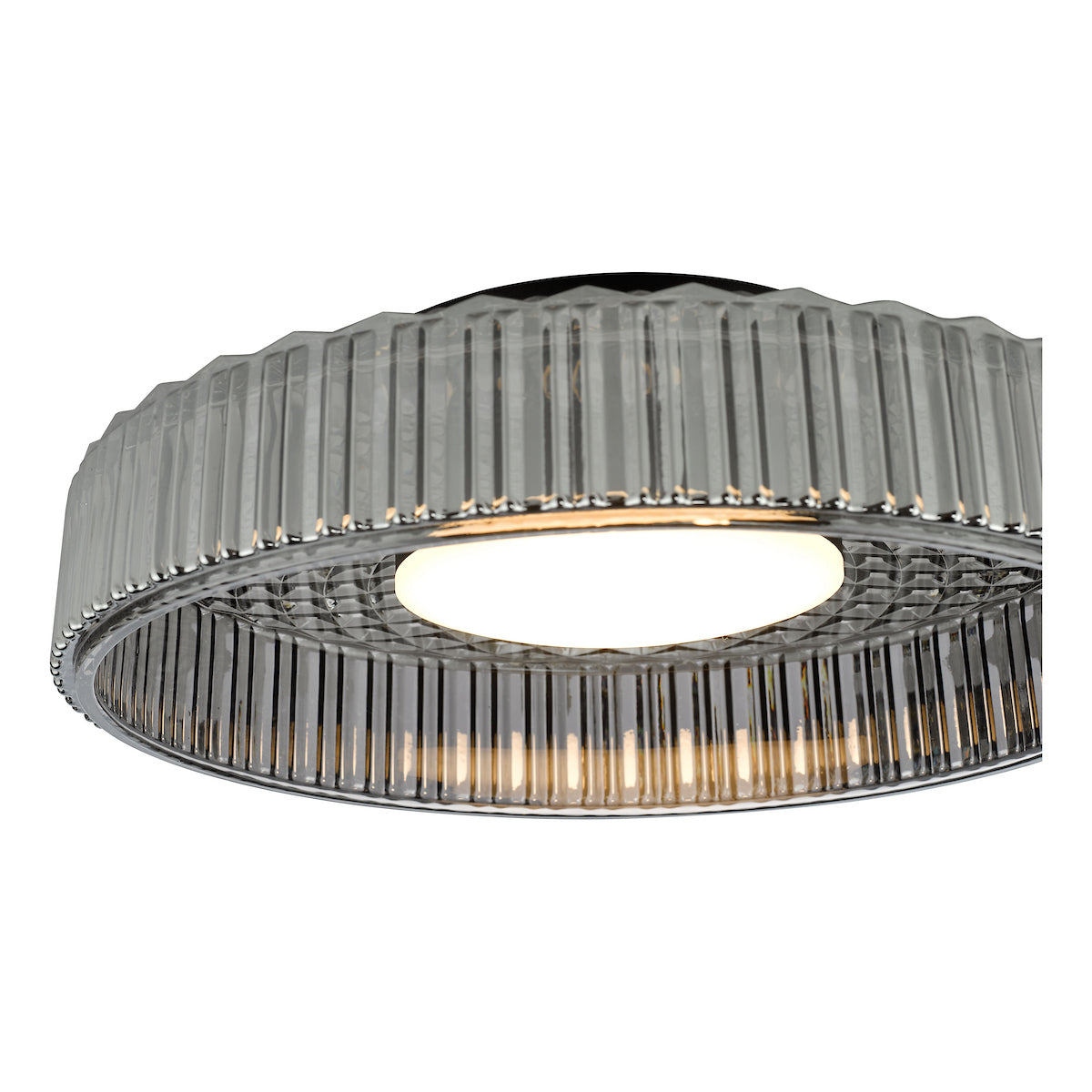 LEENA FLUSH LED SMOKED & BLACK