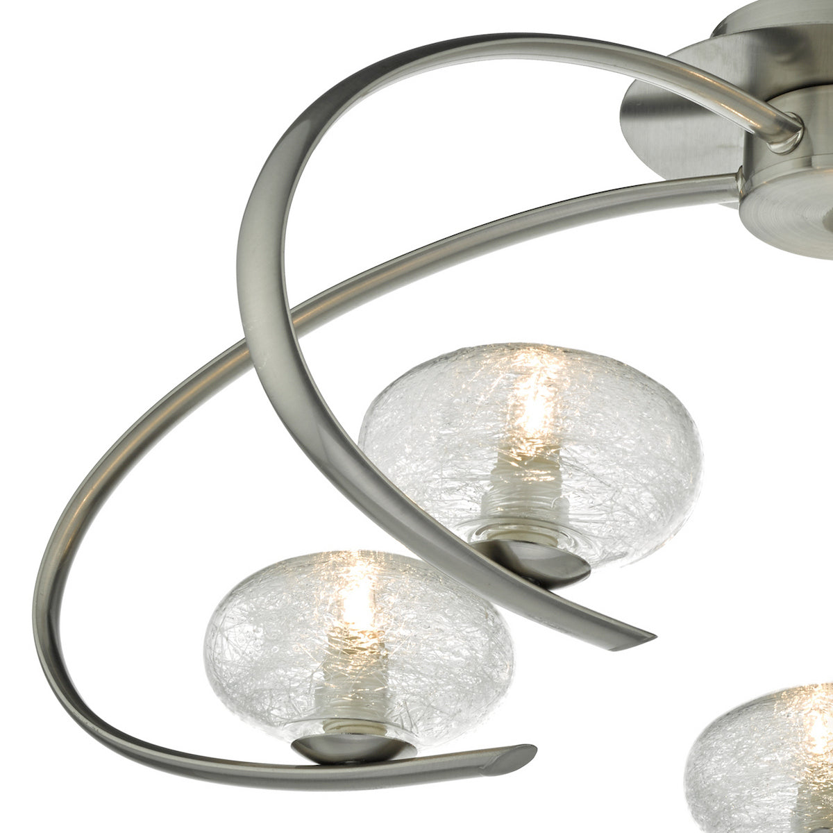 LEIGHTON 5LT SEMI FLUSH SAT CHR