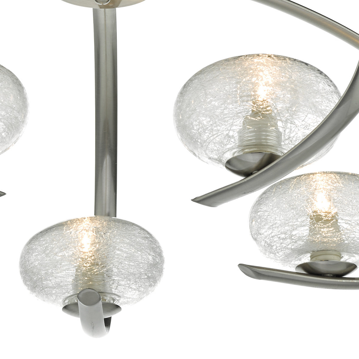 LEIGHTON 5LT SEMI FLUSH SAT CHR