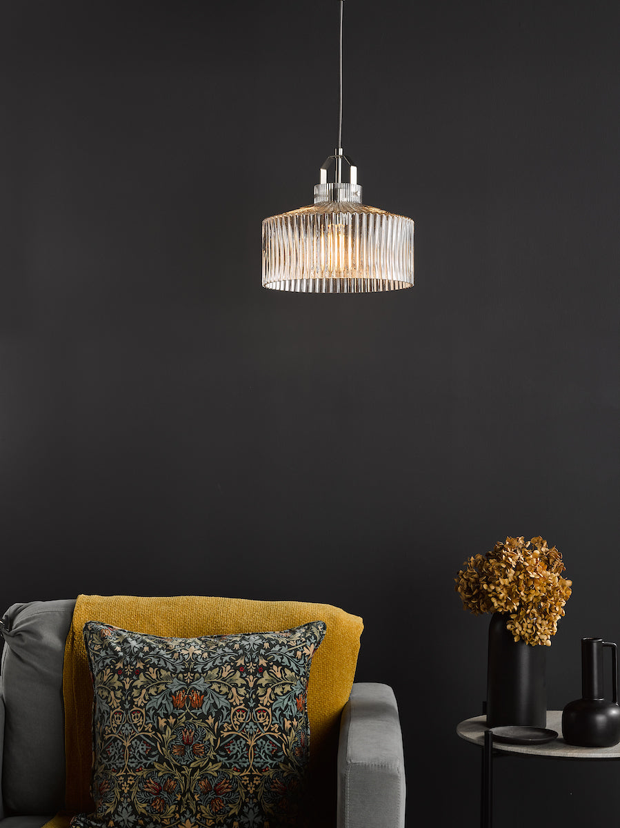 LENKA 1LT PENDANT SAT NICKEL