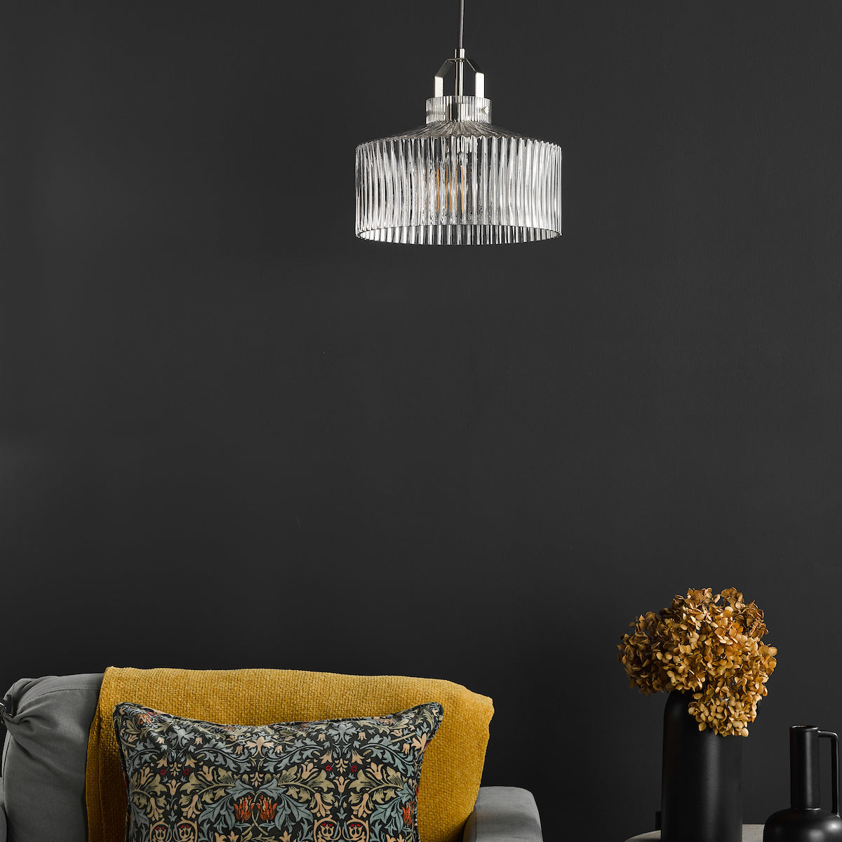 LENKA 1LT PENDANT SAT NICKEL
